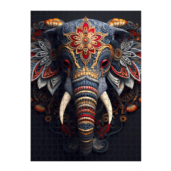 artboxONE Puzzle "Mandala - Tiere - Elefant" artboxONE - Natur,Tiere,Abstrakt