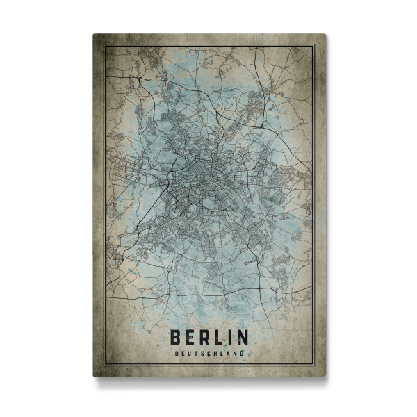 Galerie-Print "Berliner Retro City Map" 30x20 cm artboxONE