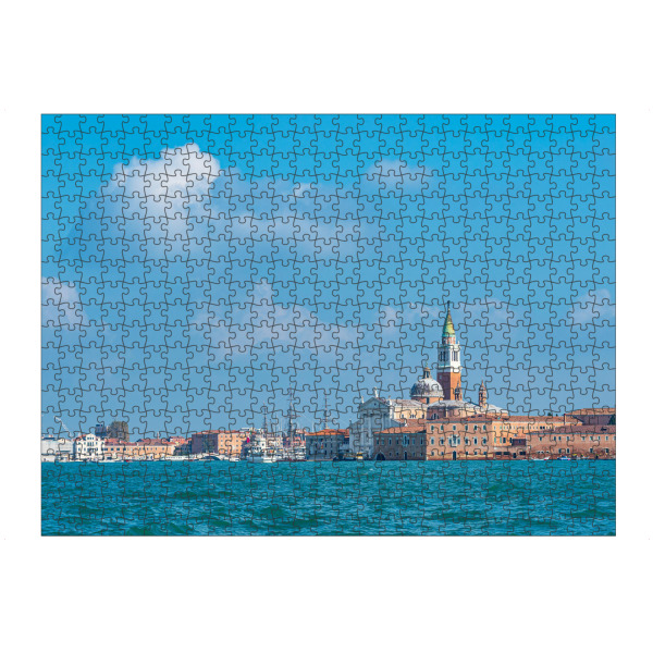 Puzzle Ravensburger "Wolken, Kanal, Kirchturm" artboxONE - Reise,Architektur,Städte / Venedig,Reise / Länder
