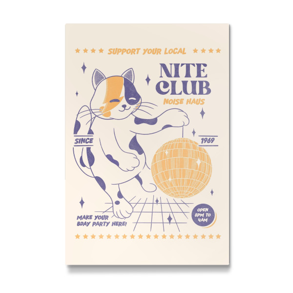 Galerie-Print "Support Your Local Nite Club" 30x20 cm artboxONE