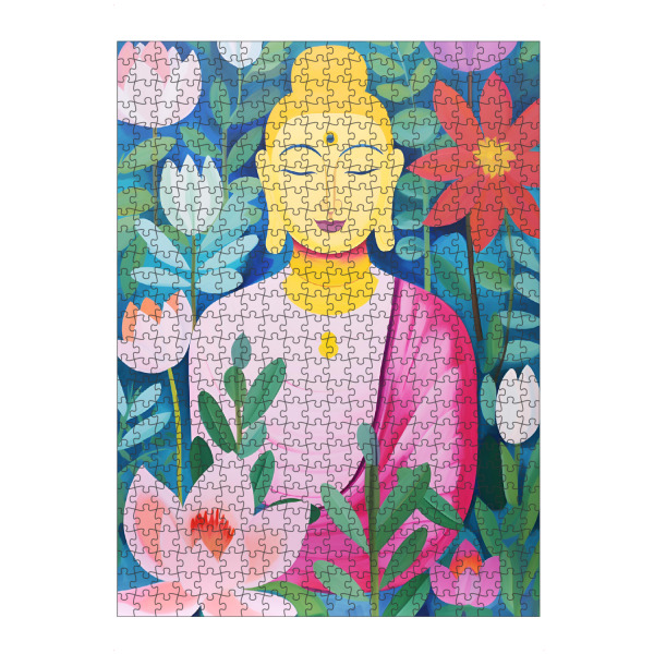 artboxONE Puzzle "Floraler Buddha" artboxONE - Floral,Menschen,Reise / Länder