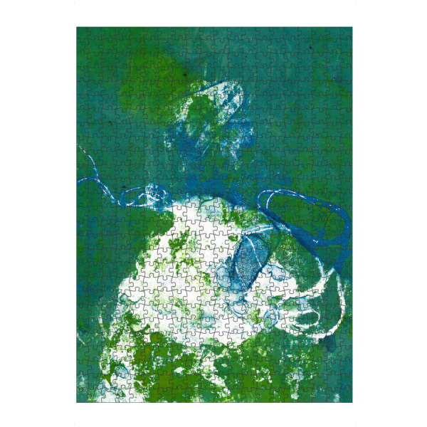 artboxONE Puzzle "Magda Chmielek - Abstrakt" artboxONE - Abstrakt - Abstrakt,Modern,Pinsel,Strich,Wiese,Marmor - Bild abstrakt