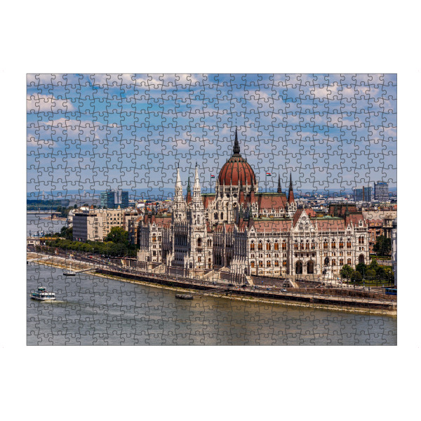 artboxONE Puzzle "Ungarns Parlament an der Donau" artboxONE - Reise,Architektur,Städte / Budapest - Budapest,Parlament,Donau,Ungarn,Buda,Pest