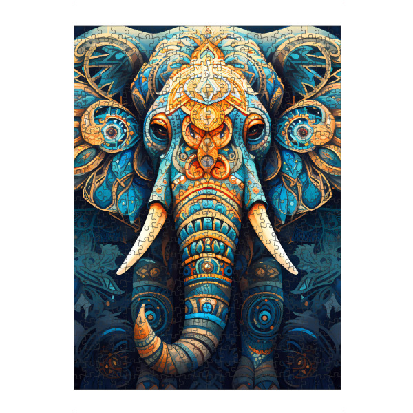 Puzzle Ravensburger "Mandala - Animals - Elephhant" artboxONE - Natur,Tiere,Abstrakt