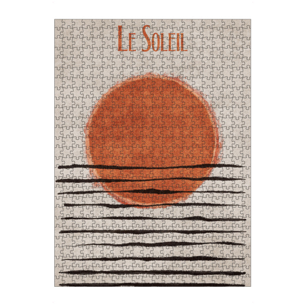 Puzzle Ravensburger "Tunaboylu - Le Soleil" artboxONE - Typografie,Galaxy - Sonne,Mond,Sterne,Galaxie,Universum,Spirituell,Boho,Scandi,Hygge