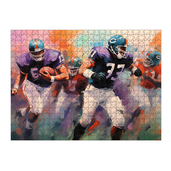 Puzzle Ravensburger "American Football Team" artboxONE - Abstrakt,Menschen,Sport