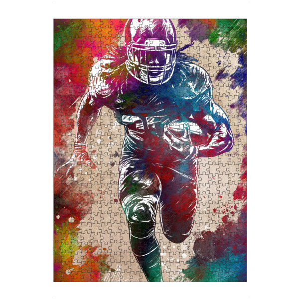 Puzzle Ravensburger "American-Football-Spieler A" artboxONE - Sport,Sport / Fußball - American football,Sport,Spieler,Rugby,Team,Spiel,Grafik
