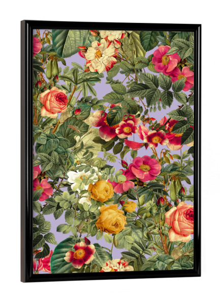 Poster mit schwarzem Rahmen "Herbst Winter" artboxONE - Natur,Floral,Liebe - Geblümt,Blumen,Garten,Exotisch,Botanisch,Muster,Herbst,Winter,2024