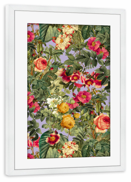 Poster mit Rahmen weiß "Herbst Winter" artboxONE - Natur,Floral,Liebe - Geblümt,Blumen,Garten,Exotisch,Botanisch,Muster,Herbst,Winter,2024