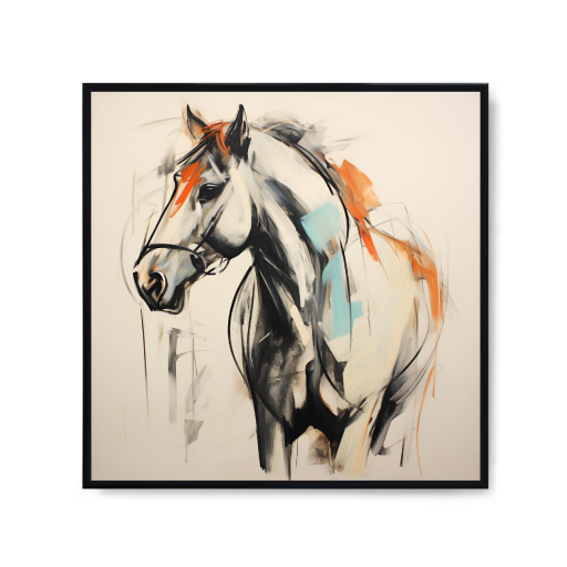 Abstrakte Pferde Liebe Abstrakte Pferde Liebe