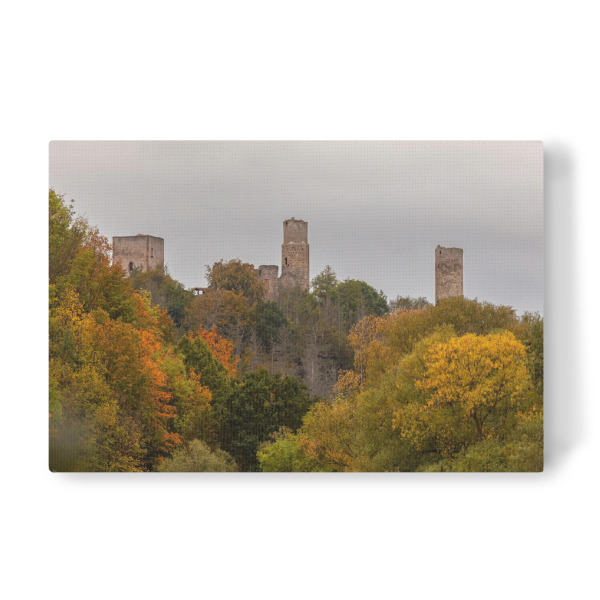 Leinwandbild "Die Ruine Brandenburg im Werratal" artboxONE - Natur,Architektur