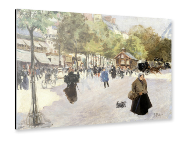 Alu-Dibond "Pariser Boulevard" 30x20 cm artboxONE
