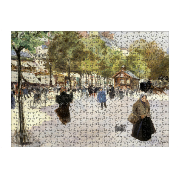 Puzzle Ravensburger "Pariser Boulevard" artboxONE - Städte,Reise,Architektur,Städte / Paris,Reise / Länder