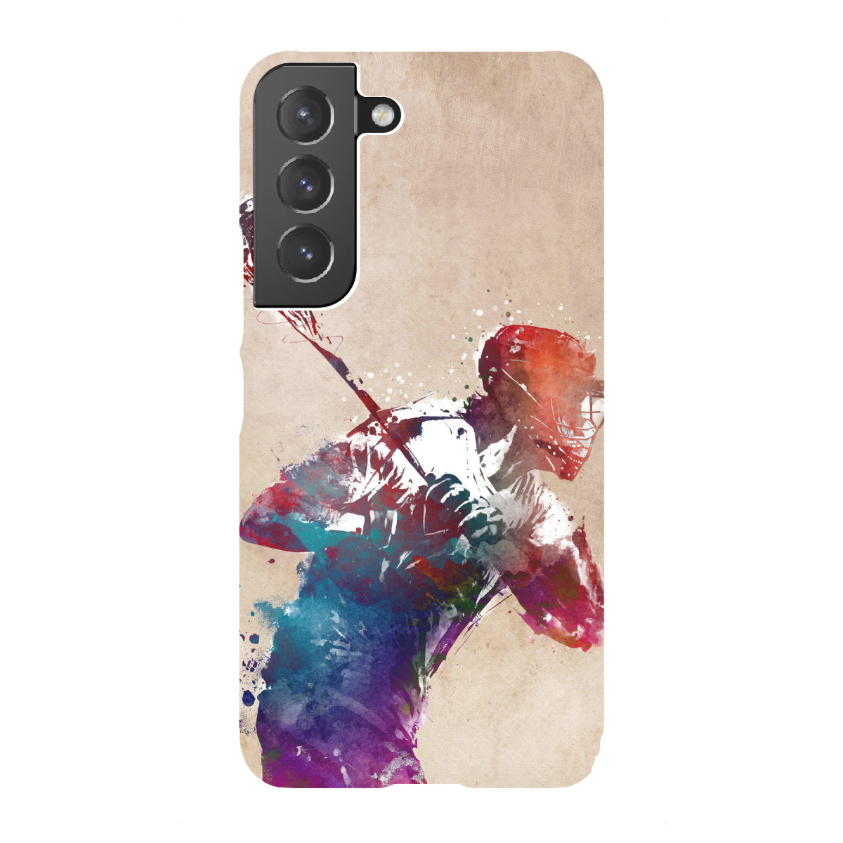 "Lacrosse-Sportkunst C"für Samsung Galaxy - Premium-Case Handyhülle artboxONE