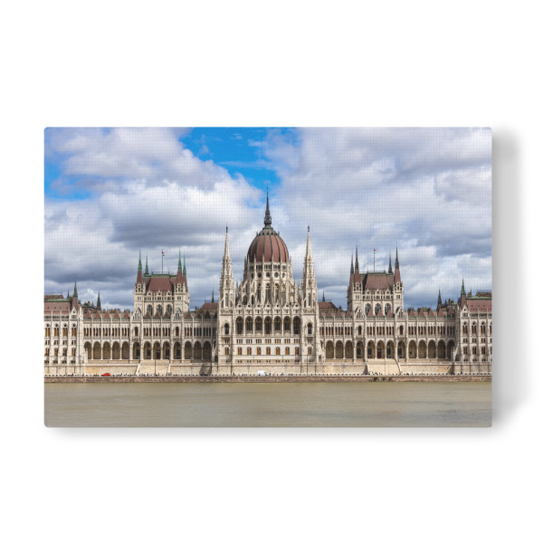 Leinwandbild "Das Parlament der Ungarn" artboxONE - Reise,Architektur,Städte / Budapest - Budapest,Parlament,Ungarn,Donau,Buda,Pest