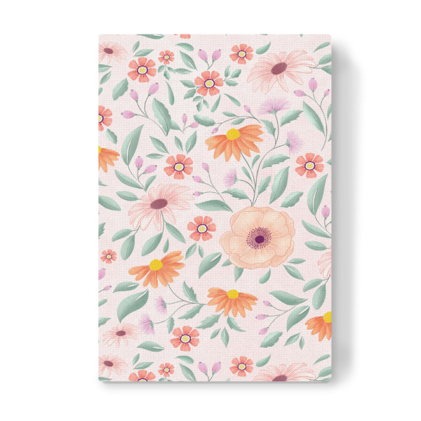 Leinwandbild "Blumentanz in Pastellfarben" artboxONE - Natur,Floral