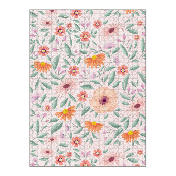 Puzzle Ravensburger "Blumentanz in Pastellfarben" artboxONE - Natur,Floral