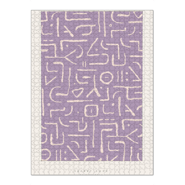 Puzzle Ravensburger "Álex Roda - Secret Code" artboxONE - Typografie,Abstrakt,Geometrie