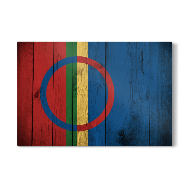 Galerie-Print "Sami vintage flag" 30x20 cm artboxONE