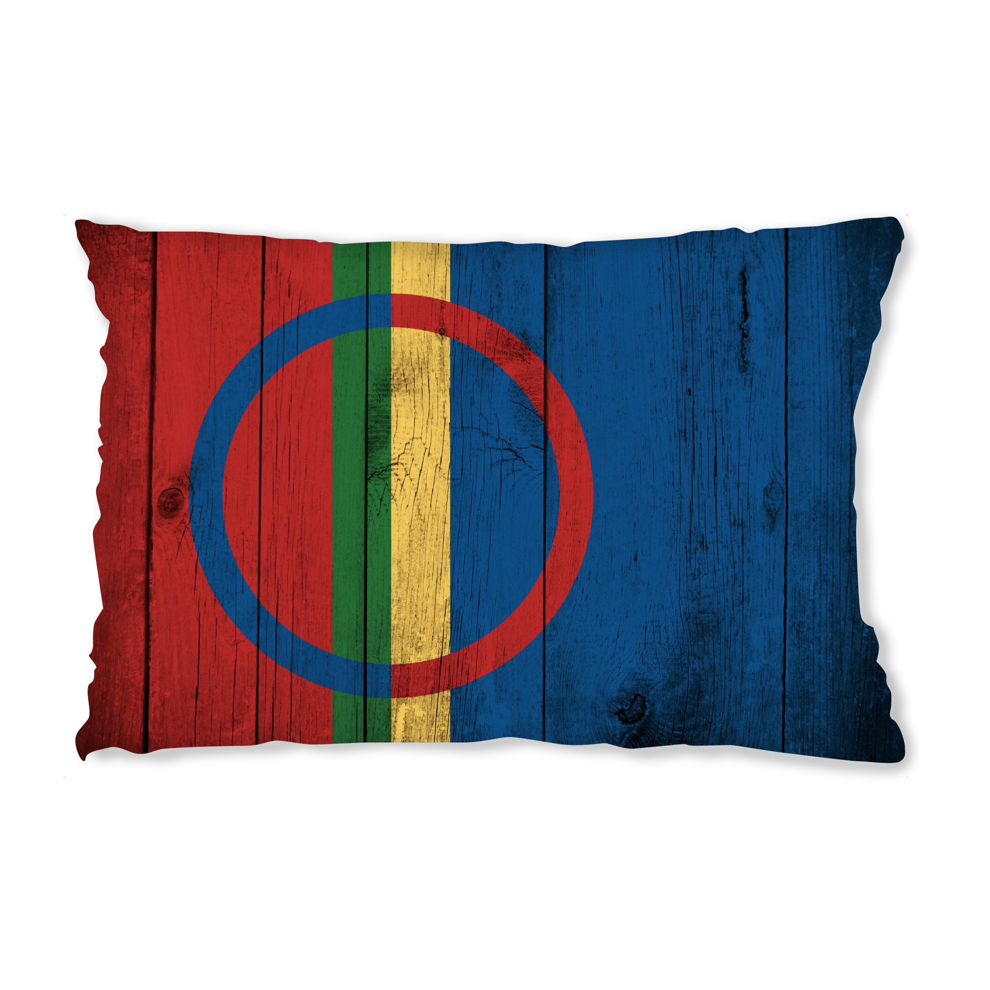 Design-Kissen "Sami vintage flag" artboxONE - Reise,Abstrakt,Reise / Länder