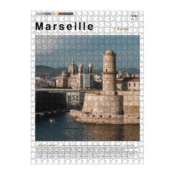 artboxONE Puzzle "Titelblatt der Marseiller Zeitung" artboxONE - Städte,Architektur