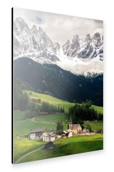 Alu-Dibond "Villnöss" 30x20 cm artboxONE