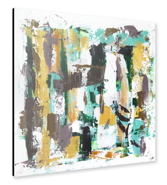 Alu-Dibond "Tove Höglund - Walk in the Forest" 30x30 cm artboxONE