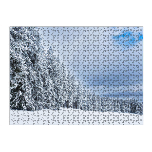 artboxONE Puzzle "Wald, Schnee, Bäume" artboxONE - Natur,Reise