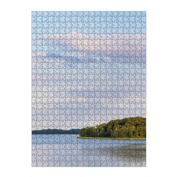 artboxONE Puzzle "Wolken, Ufer, Wald, See" artboxONE - Natur,Reise