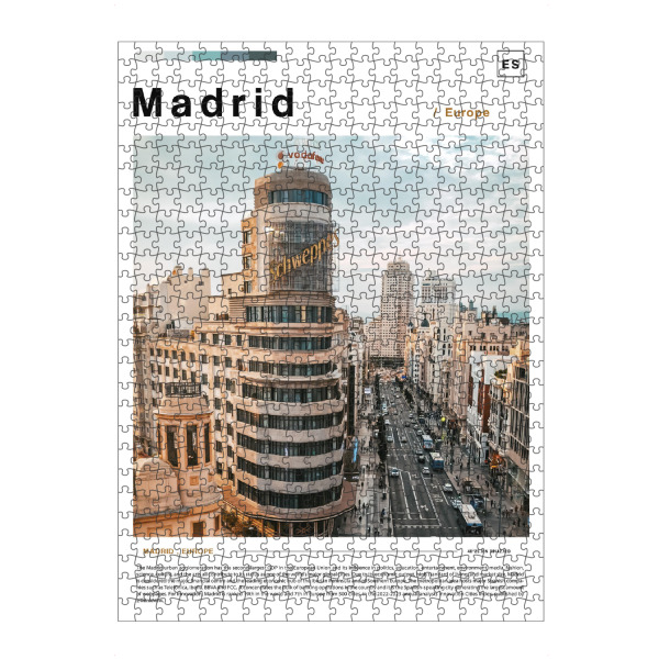 artboxONE Puzzle "Cover der Madrider Zeitung" artboxONE - Städte,Architektur