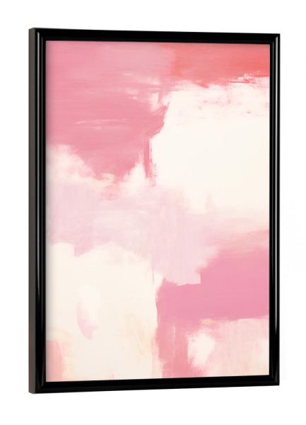 Poster mit schwarzem Rahmen "Sanftes pastell" artboxONE - Abstrakt,Geometrie
