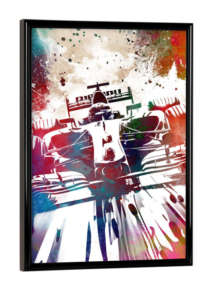 Poster mit schwarzem Rahmen "Rennsportkunst B" artboxONE - Sport / Motorsport,Sport - Rennen,Sport,Sport,Auto