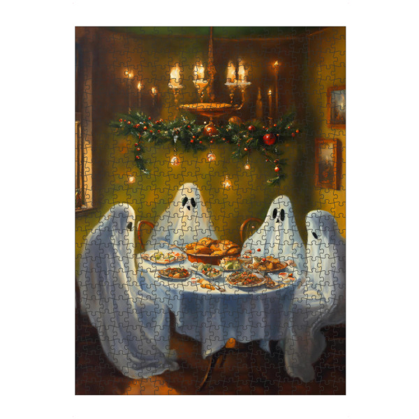 artboxONE Puzzle "Ghost meeting in the kitchen" artboxONE - Weihnachten,Halloween
