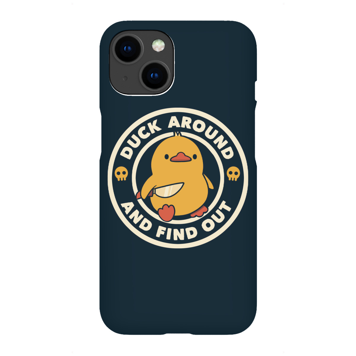 iPhone "Duck Around And Find Out" Premium-Case Handyhülle artboxONE