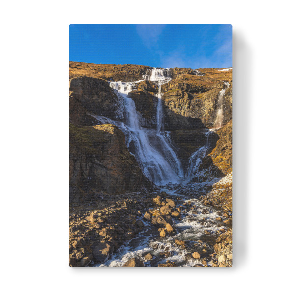 Leinwandbild "Wasserfall Rjúkandafoss" artboxONE - Natur,Reise,Reise / Länder