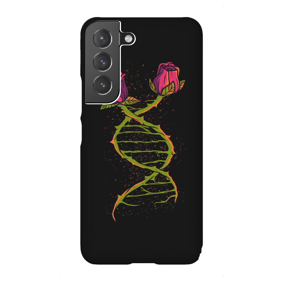 Samsung Galaxy "Blumen-DNA" Premium-Case Handyhülle artboxONE