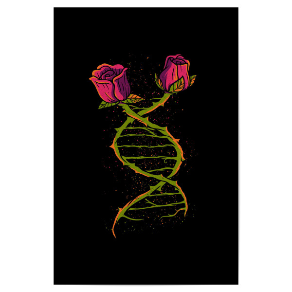 Poster "Blumen-DNA" artboxONE - Natur,Floral