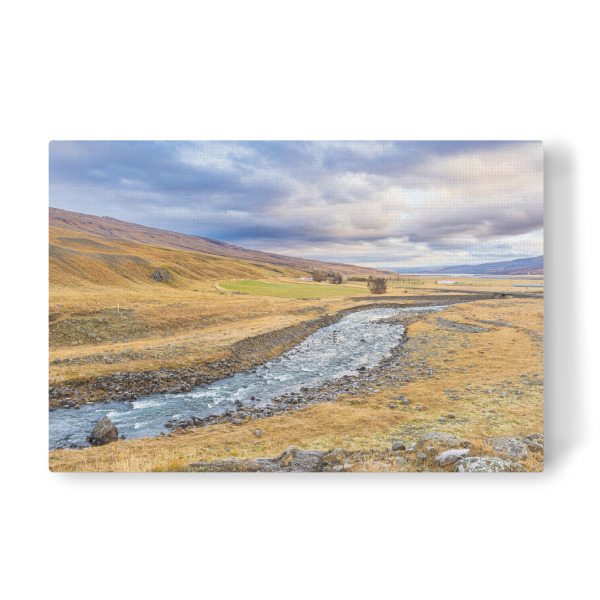 Leinwandbild "Fluss im Osten von Island" artboxONE - Natur,Reise,Reise / Länder