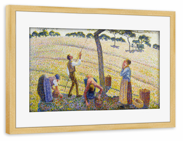 Poster mit Rahmen kiefer "Apfelernte" artboxONE - Natur,Reise,Menschen,Für Mama,Für Papa