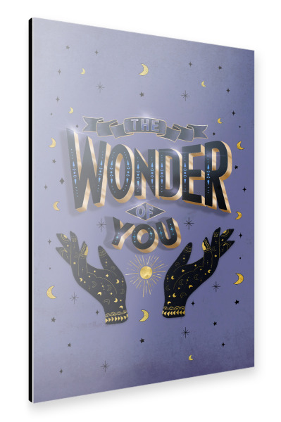 Alu-Dibond "The Wonder of You" 30x20 cm artboxONE