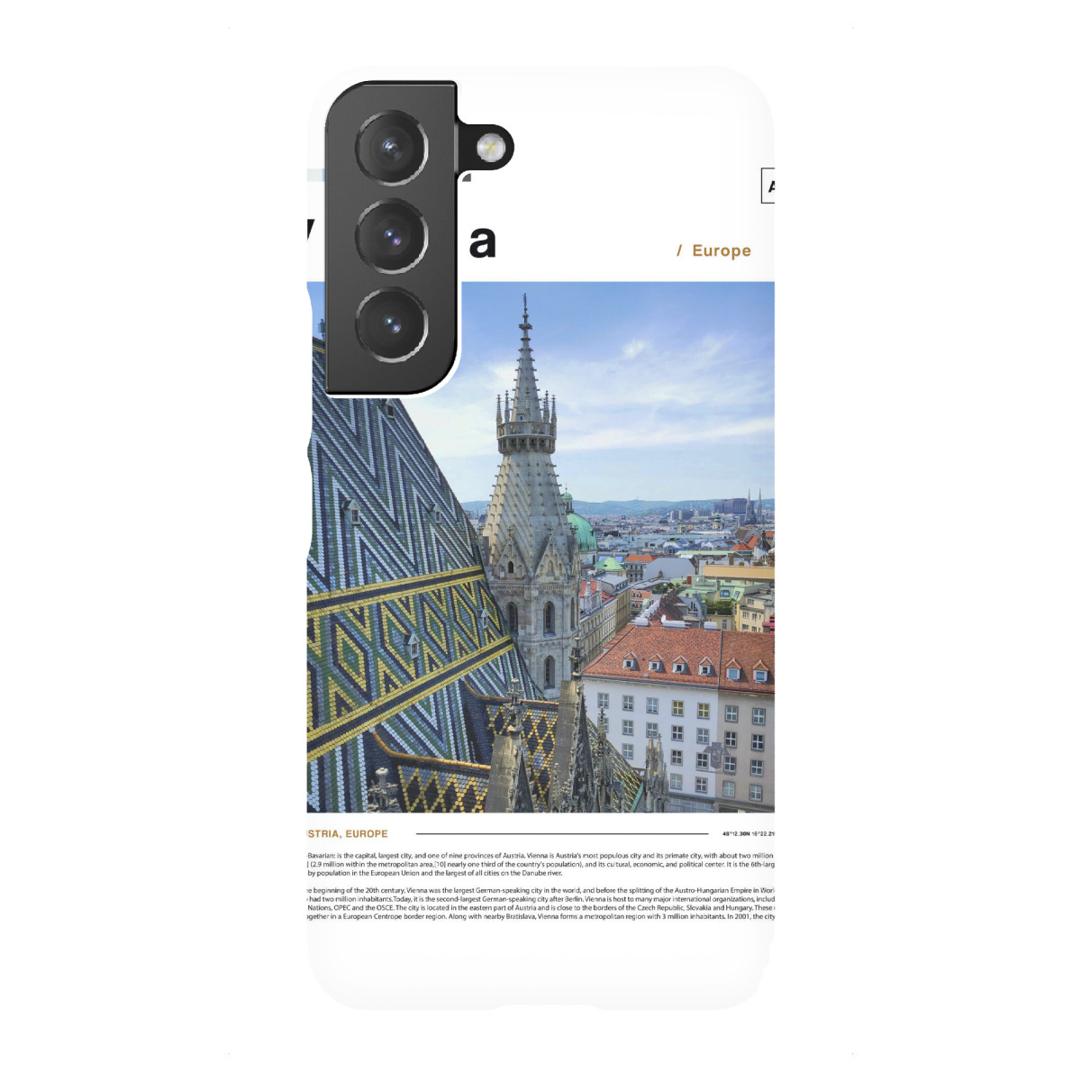 Samsung Galaxy "Wiener Zeitung" Premium-Case Handyhülle artboxONE