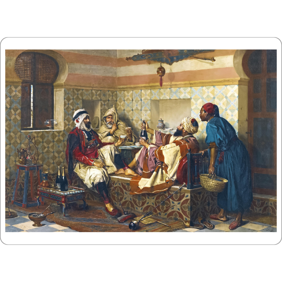 Tischset "Eine Feier" artboxONE - Reise,Menschen,Für Mama,Für Papa,Männer