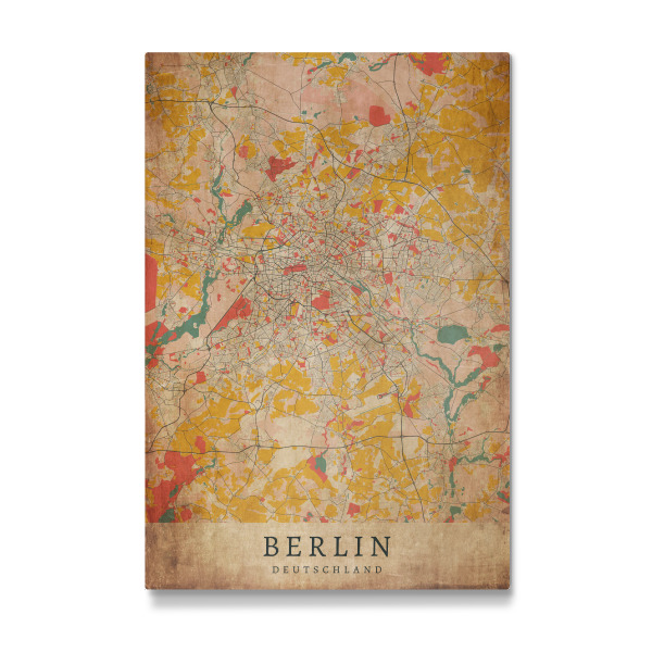 Galerie-Print "Berliner Vintage City Map" 30x20 cm artboxONE