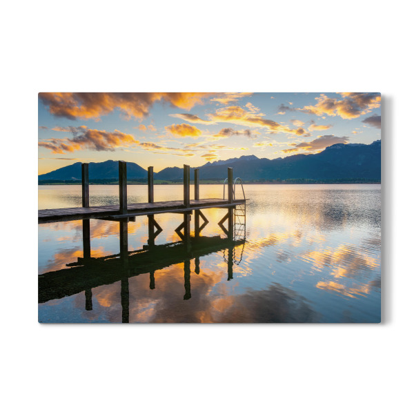 Galerie-Print "Sonnenaufgang am Forggensee" 30x20 cm artboxONE
