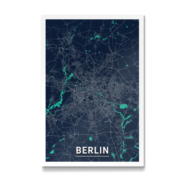 Galerie-Print "Berlin Karte" 30x20 cm artboxONE