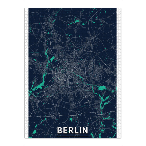 Puzzle Ravensburger "Berlin Karte" artboxONE - Städte / Berlin,Kartografie
