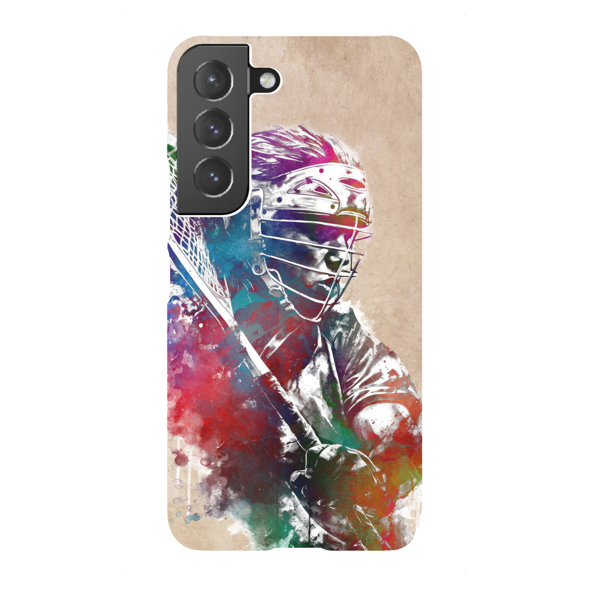 "Lacrosse-Sportkunst D"für Samsung Galaxy - Premium-Case Handyhülle artboxONE