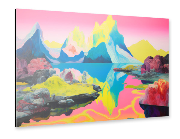 Alu-Dibond "Surreal planet" 30x20 cm artboxONE