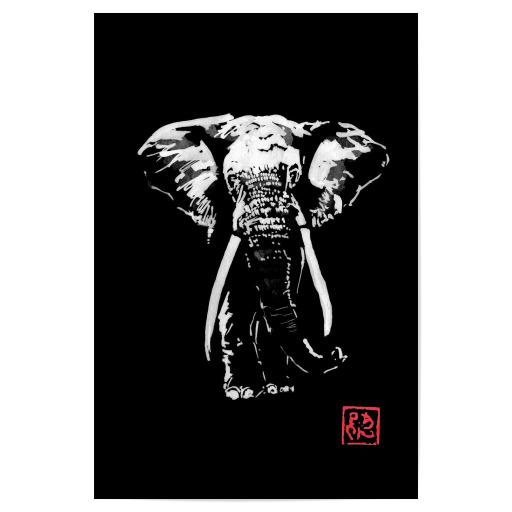 Elefant im Dunkeln