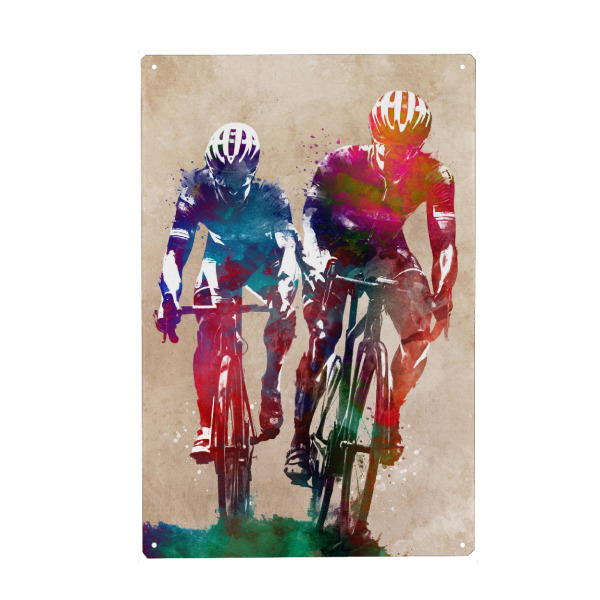 Holzbild "Radsportkunst A" artboxONE - Sport,Sport / Motivation - Radfahren,Radfahrer,Radfahrer,Fahrrad,Sport,Biker